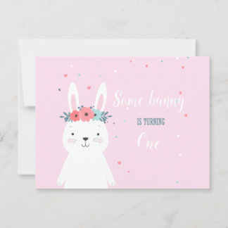 Convite de Aniversário de Algum Coelhinho