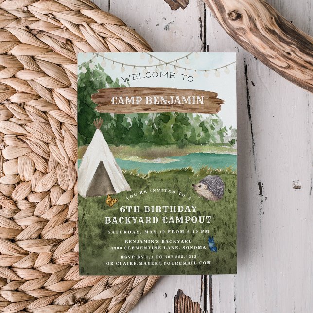 Convite de aniversário de Aventura de Campanha (Criador carregado)