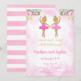 Convite de Aniversário de Bailarina