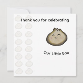 Convite de Aniversário de Bao Dumpling