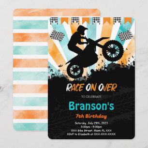 Convite de Aniversário de Bicicleta
