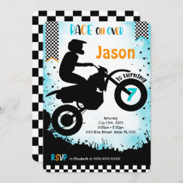 Convite de Aniversário de Bicicleta Editável