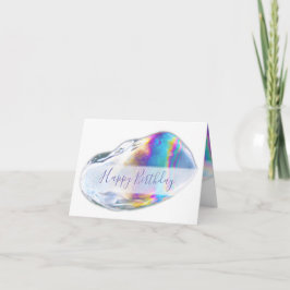 Convite de aniversário de bolhas coloridas