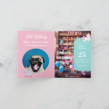 Convite de Aniversário de Brincadeira, Amor de Uni