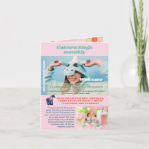 Convite de Aniversário de Brincadeira, Amor Unicór