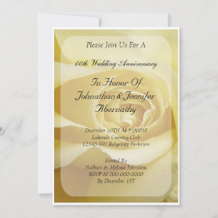 Convite de Aniversário de Casamento