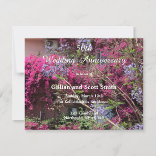 Convite de Aniversário de Casamento de 50 anos Ele