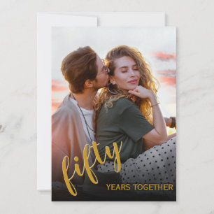 Convite de Aniversário de Casamento Elegante