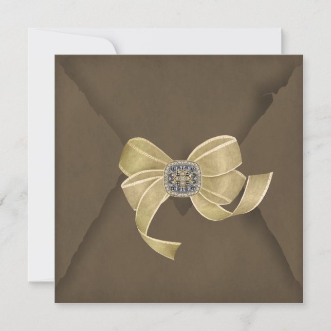 Convite de Aniversário de Casamento Elegante para  (Frente)