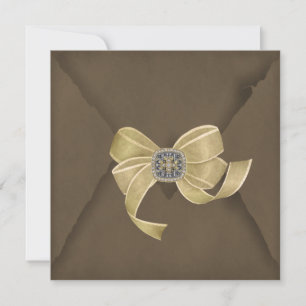 Convite de Aniversário de Casamento Elegante para 