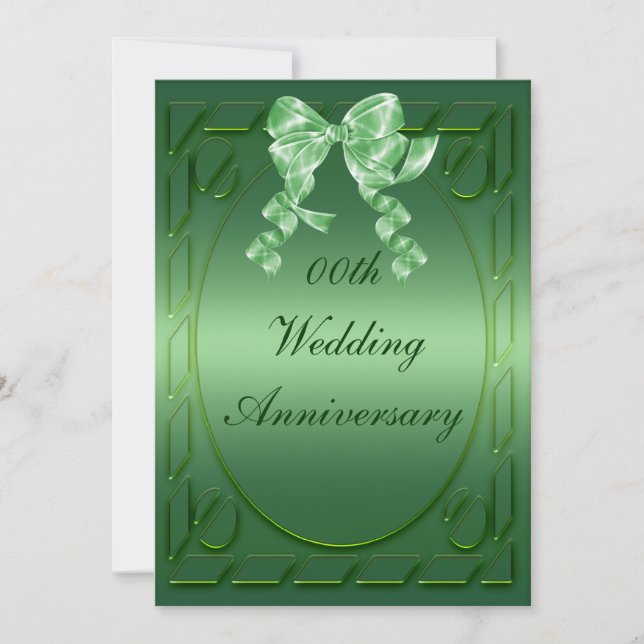 Convite de Aniversário de Casamento Personalizado (Frente)