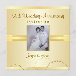 Convite de Aniversário de Casamento Personalizado