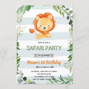 Convite de aniversário de chá de bebê
