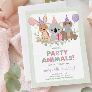 Convite de Aniversário de Coala