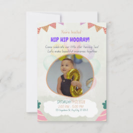 Convite de Aniversário de Criança Personalizado