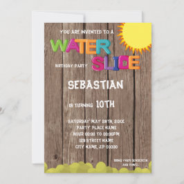 Convite de aniversário de diapositivos