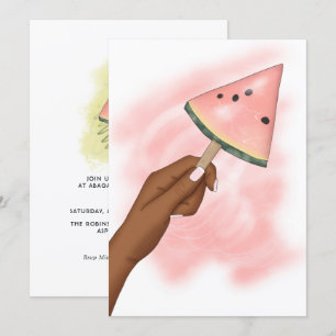 Convite de aniversário de Férias de Praia de Verão