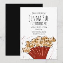 Convite de Aniversário de Festa ao Ar Livre de Fil
