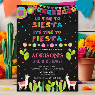 Convite de aniversário de Fiesta