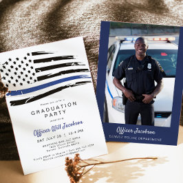 Convite de Aniversário de Formatura Polícia Camise