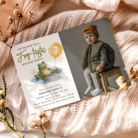 Convite de Aniversário de Foto Divertida com o Sap