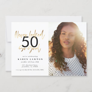 convite de aniversário de foto nunca pareceu tão b