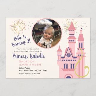 Convite de aniversário de Foto Rapunzel