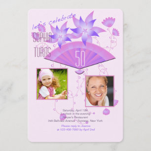 Convite de aniversário de Fotografias do Ventilad