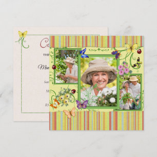 Convite de aniversário de Fotos do Chique