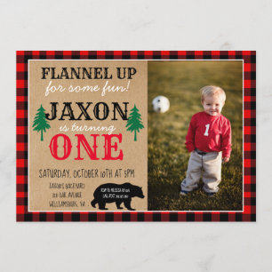 Convite de aniversário de Fotos do Feliz Camper B