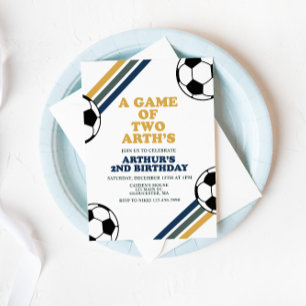 Convite de Aniversário de Futebol
