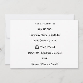Convite de Aniversário de Gamer, Aniversário de Jo