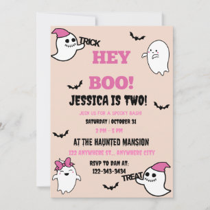 Convite de aniversário de Halloween