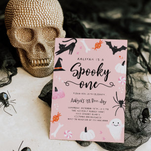 Convite de Aniversário de Halloween Assustador