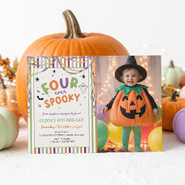 Convite de Aniversário de Halloween Assustador par