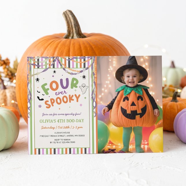 Convite de Aniversário de Halloween Assustador par (Criador carregado)