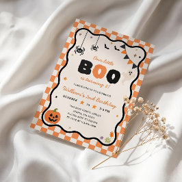 Convite de Aniversário de Halloween do nosso peque