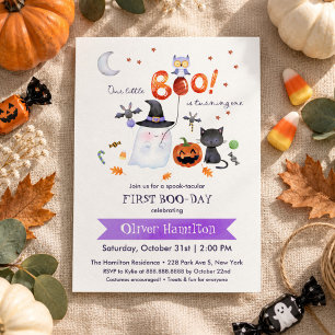 Convite de Aniversário de Halloween do Nosso Peque