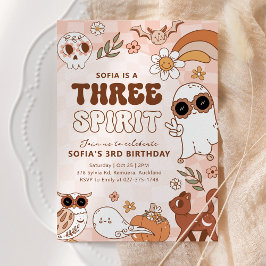 Convite de Aniversário de Halloween para Rapariga