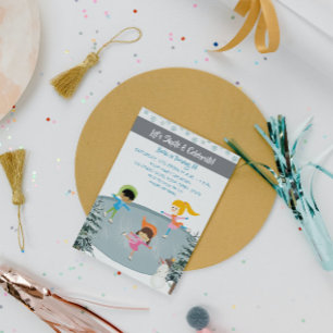 Convite De Aniversário De Ice De Pé