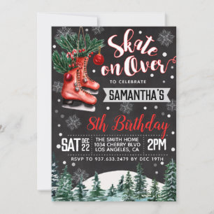 Convite De Aniversário De Ice De Pé