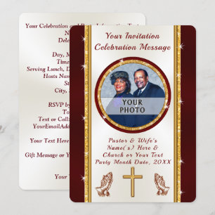 Convite de Aniversário de Igreja ou QUALQUER Ocasi