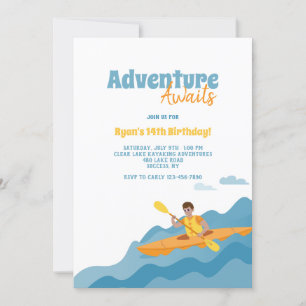 Convite de aniversário de Kayak