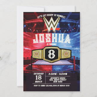 Convite de Aniversário de Luta Livre WWE