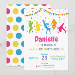 Convite de Aniversário de Menina para Festa de Dan