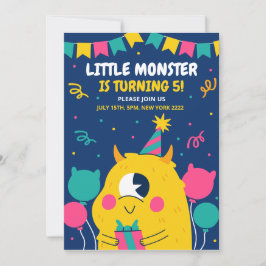 Convite de aniversário de monstro, Aniversário de 