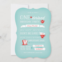 Convite de Aniversário de Onederland