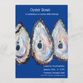 Convite de aniversário de Ostras Maturadas