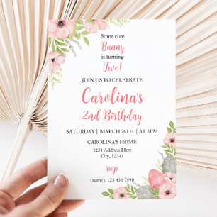 Convite de aniversário de páscoa
