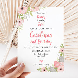 Convite de aniversário de páscoa